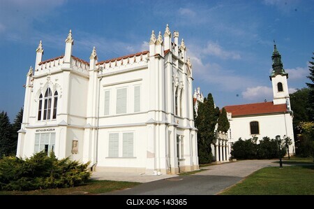 Brunszvik-kastély, Martonvásár-stock-foto