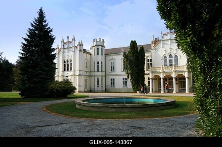 Brunszvik-kastély, Martonvásár-stock-foto