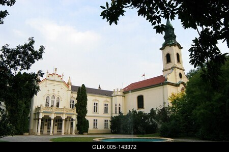 Brunszvik-kastély, Martonvásár-stock-foto