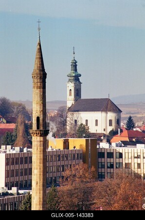 Minaret, Eger-stock-foto