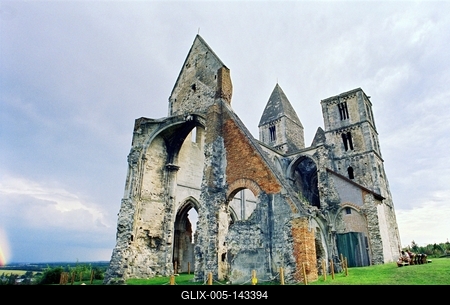Templom- és kolostorrom, Zsámbék-stock-foto