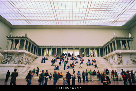 Pergamon Museum, Berlin-stock-foto