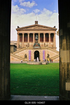 Régi Nemzeti Galéria, Berlin-stock-foto
