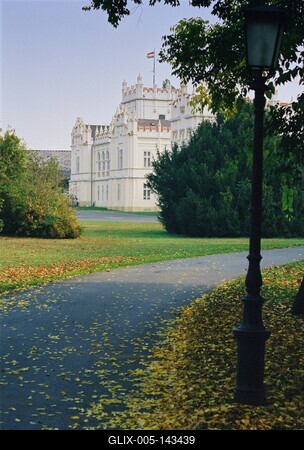Brunszvik-kastély, Martonvásár-stock-foto