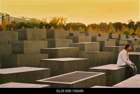Holocaust Memorial, Berlin-stock-foto