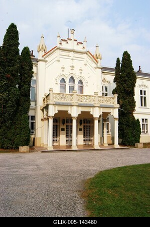 Brunszvik-kastély, Martonvásár-stock-foto