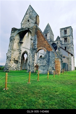 Templom- és kolostorrom, Zsámbék-stock-foto