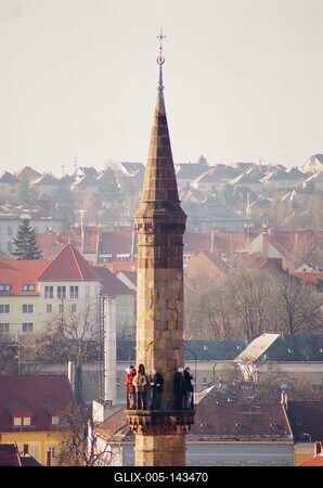 Minaret, Eger-stock-foto