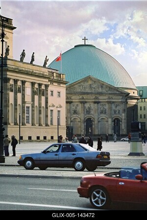 St. Hedwigskirche, Berlin-stock-foto