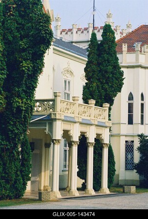 Brunszvik-kastély, Martonvásár-stock-foto