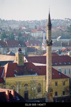 Minaret, Eger-stock-foto
