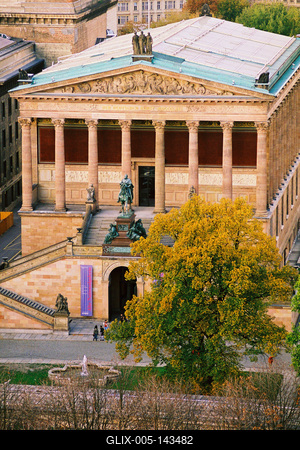 Régi Nemzeti Galéria, Berlin-stock-foto