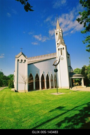 Jézus Szíve római katolikus templom, Hévíz-stock-foto