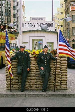 Checkpoint Charlie, Berlin-stock-foto