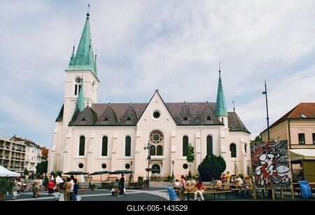 Kaposvár a Festők Városa-stock-foto