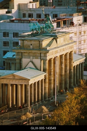 Brandenburgi Kapu, Berlin-stock-foto
