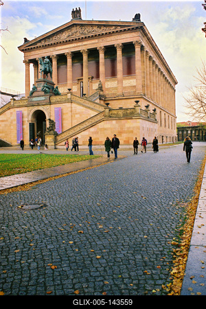Régi Nemzeti Galéria, Berlin-stock-foto