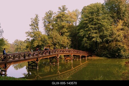 Brunszvik-kastély parkja, Martonvásár-stock-foto