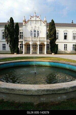 Brunszvik-kastély, Martonvásár-stock-foto