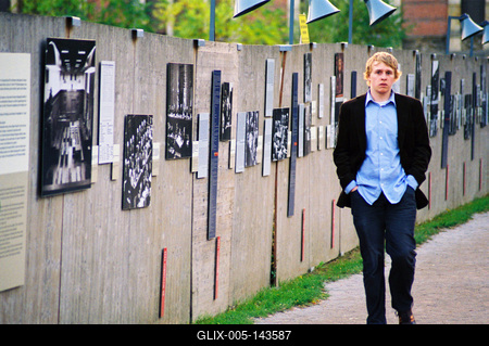 Szabadtéri Kiállítás, Berlin-stock-foto