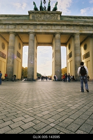 Brandenburgi Kapu, Berlin-stock-foto