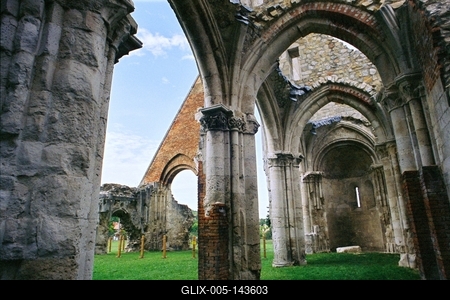 Templom- és kolostorrom, Zsámbék-stock-foto