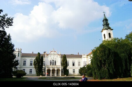 Brunszvik-kastély, Martonvásár-stock-foto