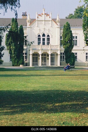 Brunszvik-kastély, Martonvásár-stock-foto