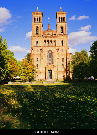 St. Thomas templom, Berlin-stock-foto
