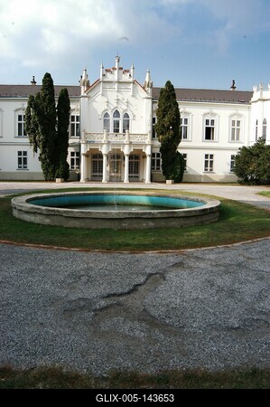 Brunszvik-kastély, Martonvásár-stock-foto