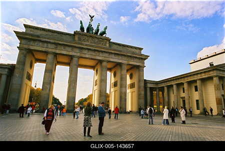 Brandenburgi Kapu, Berlin-stock-foto