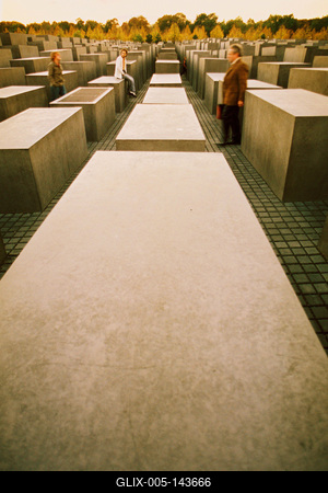 Holocaust Memorial, Berlin-stock-foto