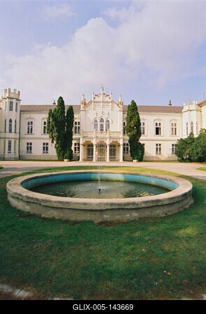 Brunszvik-kastély, Martonvásár-stock-foto