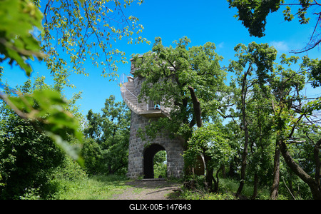 Julianus-kilátó, Hegyes-tető-stock-foto