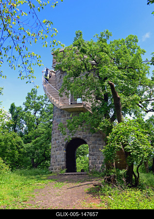 Julianus-kilátó, Hegyes-tető-stock-foto