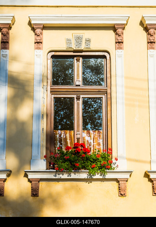 Nagymarosi utcarészlet-stock-foto