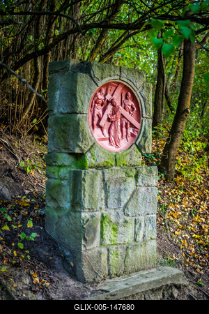 Kálvária, Visegrád-stock-foto