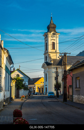 Keresztelő Szent János Római Katolikus Plébániatemplom, Visegrád-stock-foto
