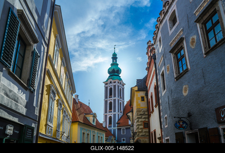Cesky Krumlov, Southern Bohemia, Czech Republic-stock-foto