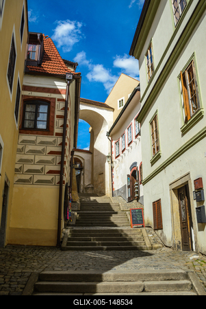 Cesky Krumlov, Southern Bohemia, Czech Republic-stock-foto