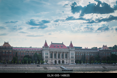 A Műegyetem "K" épülete, Budapest-stock-foto
