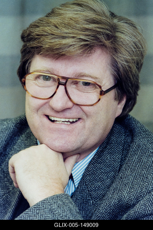 Budapest, 1997.Nagy Gáspár (Bérbaltavár, 1949. május 4. – Budapest, 2007. január 3.) Kossuth- és József Attila-díjas magyar költő, prózaíró, szerkesztő.-stock-foto