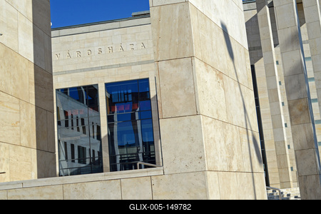 Budaörs, a Városháza-stock-foto