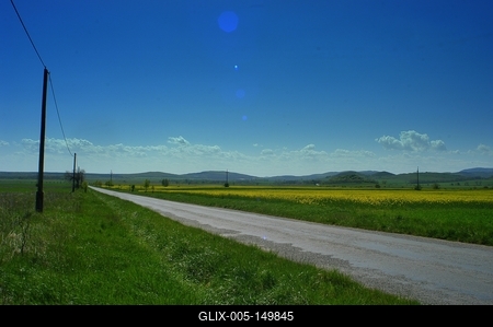 Út a Káli medencében-stock-foto