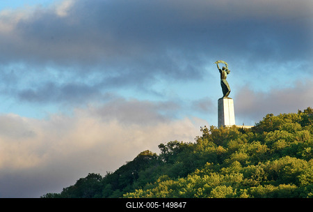 Gellért hegy, Budapest-stock-foto