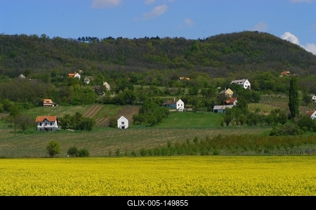 Szentbékkálla a Káli medencében-stock-foto