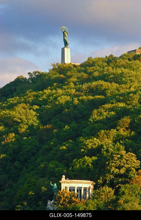 Gellért hegy, Budapest-stock-foto
