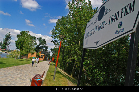 Kopaszi-gát, Budapest-stock-foto