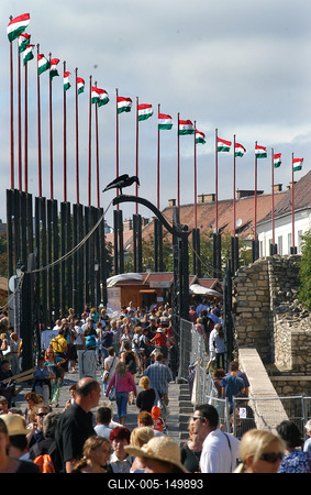 Budapest, 2008-08-16 Mesterségek Ünnepe a Budai Várban-stock-foto