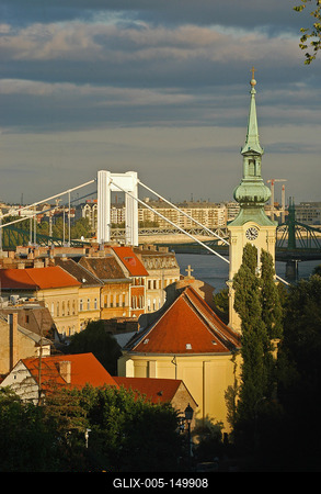 Tabán, Budapest-stock-foto